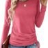WYNNQUE Womens Long Sleeve Shirts Business Casual Outfits Dressy Tops Blouses Henley V Neck Fall Clothes